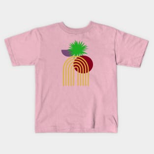 Mid Century Rainbow Kids T-Shirt
